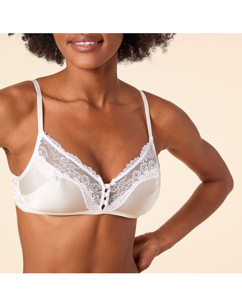 Ecru bh zonder beugel Magnolia