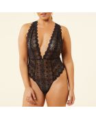 Body une pièce sans armatures Sky noir