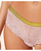 Ditsy khaki olijfkleurige shorty