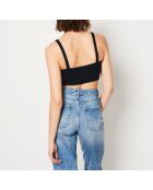 24 Hours schwarzer BH ohne Bügel