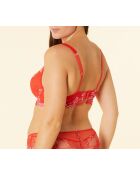 Soutien-gorge avec armatures n°5 Somptueuse vermillon