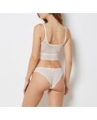 360 ecrufarbener Spitzen-BH ohne Bügel