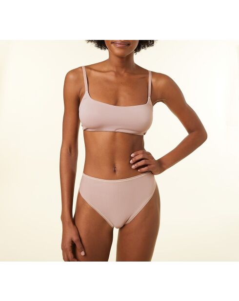 Perfekter BH ohne Bügel aus Baumwolle Hellrosa