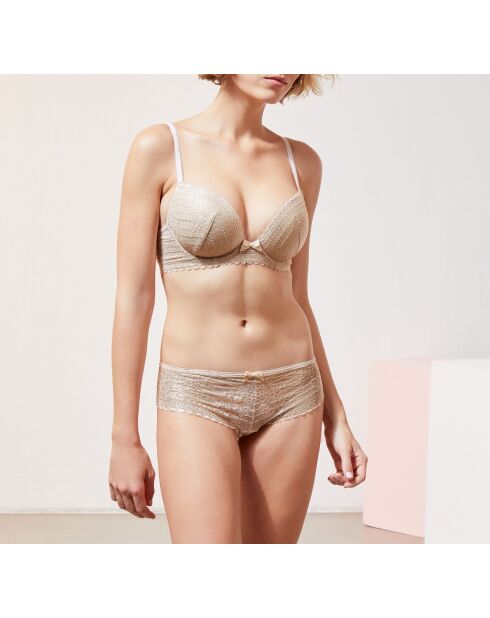 Soutien-gorge avec armatures Panama or