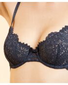 Antracietkleurige bh met beugel Success