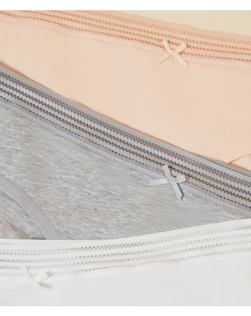 Set mit 3 mehrfarbigen Yasmine Lace Spe Höschen