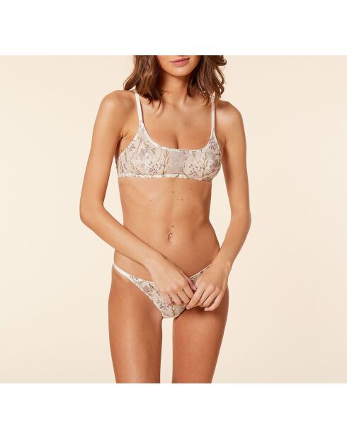 Louange Chiffon ecru bh zonder beugel