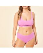 Pinker BH ohne Bügel aus 360°-Baumwolle