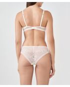 Ecru push-up bh Panama met beugel