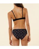 Bragas negras con estampado Aya