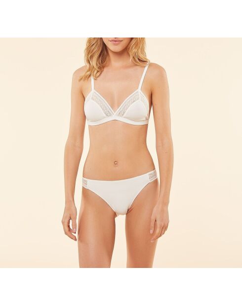 Comodo reggiseno ecru senza ferretto