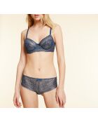 Soutien-gorge avec armatures Panama bleu