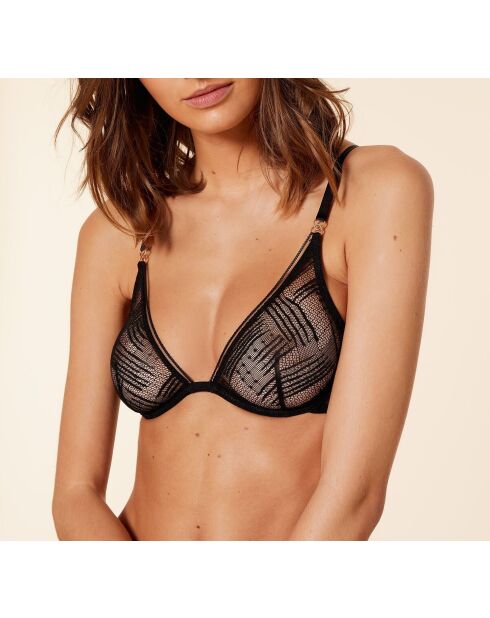 Reggiseno con ferretto n. 7 Orage noir