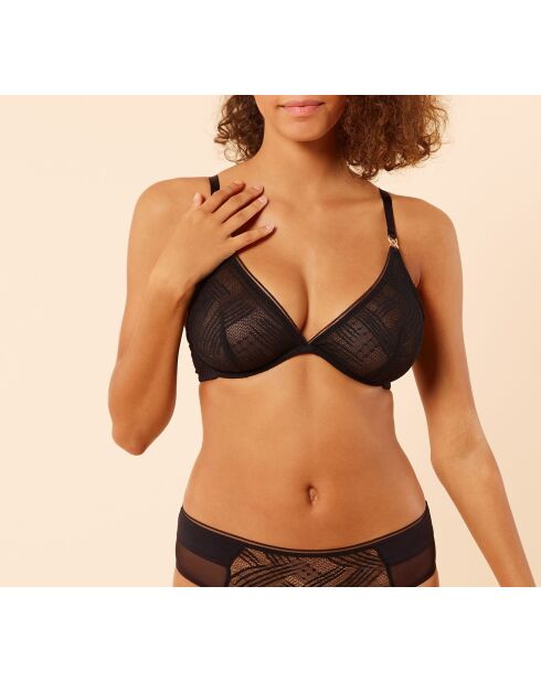 Reggiseno con ferretto n. 7 Orage noir