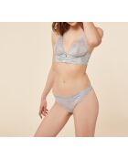String Babydoll gris clair