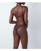 Pure Fit chocolade push-up bh zonder beugel