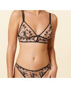 Sujetador negro sin aros Fougue