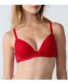 Reggiseno push-up rosso Panama con ferretto