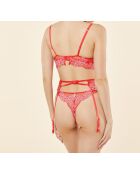 Porte‑jarretelles Somptueuse rouge