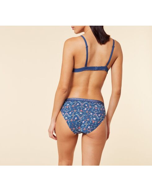 Marineblauer Slip Aya Print