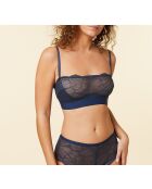 Flexi Lace marineblauwe beha met beugel