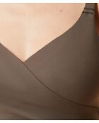 24 Hours kaki olijfkleurige bh zonder beugel