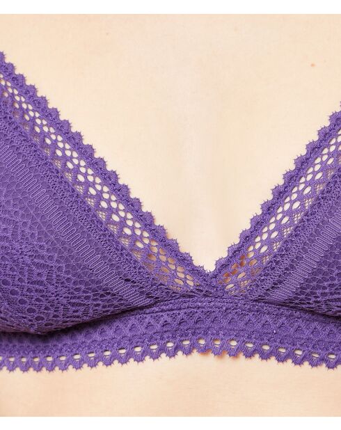 Soutien-gorge sans armatures pad amovible n°8 Sublime We Care violet