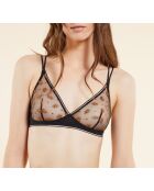 Schwarzer rahmenloser Jojoba-BH