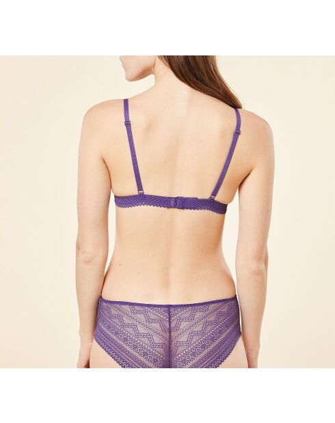 Soutien-gorge sans armatures pad amovible n°8 Sublime We Care violet