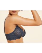Antracietkleurige bh met beugel Success