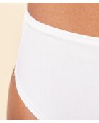 Perfecte ecru katoenen string