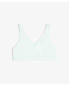 Wende-BH ohne Bügel, 360 Baumwolle, grün