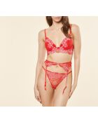 Porte‑jarretelles Somptueuse rouge