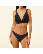 Soutien-gorge sans armatures pad amovible n°8 Cherie Cherie noir
