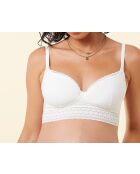 Envie ecrufarbener Still-BH