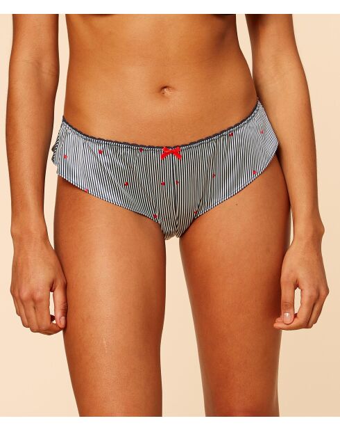 Tanga multicolor con estampado Gia