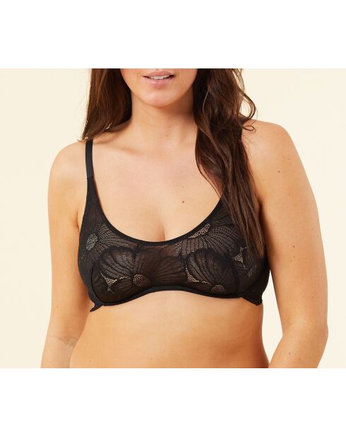 Flexi Lace schwarzer Bügel-BH