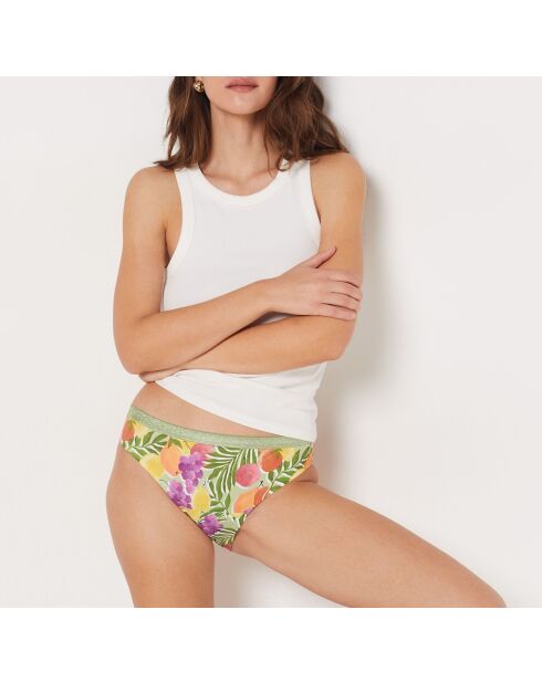 Bragas menstruales Aya con fondo verde