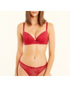 Soutien-gorge avec armatures n°5 Panama rouge