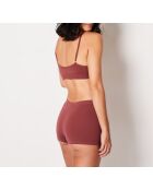 Shorty Amande brique roux