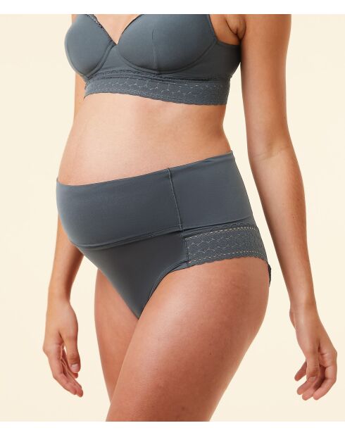 Culotte de grossesse Envie bleu gris