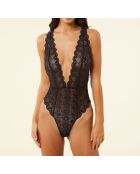 Body une pièce sans armatures Sky noir