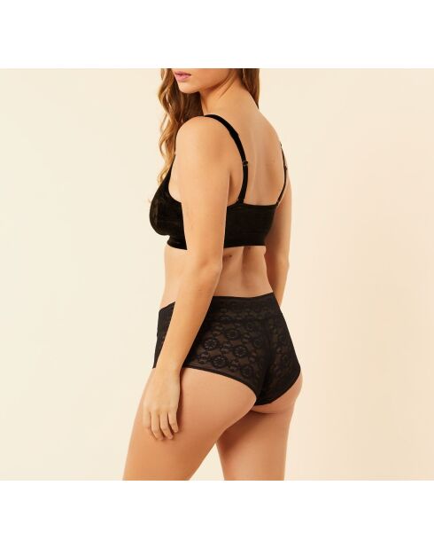 Pantalones cortos negros de talla grande Debby