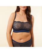 Flexi Lace marineblauwe beha met beugel