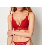 Soutien-gorge avec armatures La Chamade rouge
