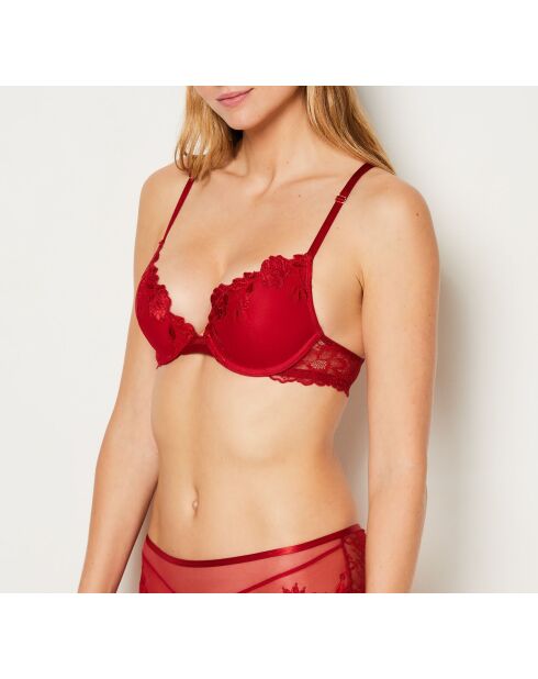 Push-up bh met beugel Casual W24 rood