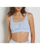 Kapuzinerblauer Bügel-BH