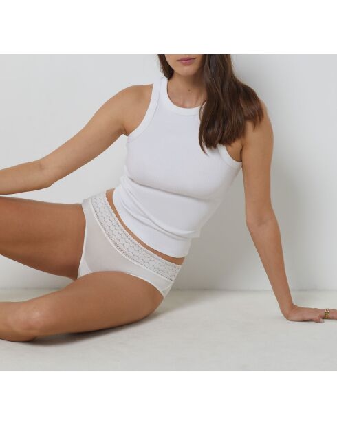 Shorty Ravissante blanc