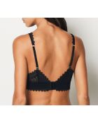 Soutien-gorge sans armatures n°8 Gravure noir