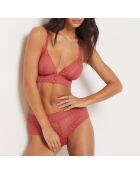 Soutien-gorge sans armatures Gravure terracotta